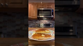Fluffy Pancakes for Breakfast #shorts #food
