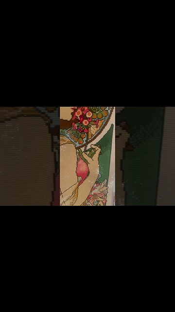 Primrose by Mucha #diamondartclub #mucha #diamondpainting #shorts