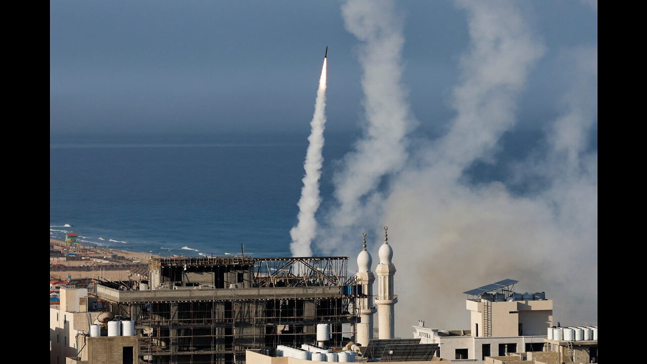 TRUMP ADDRESSES MEDIA ON GAZA