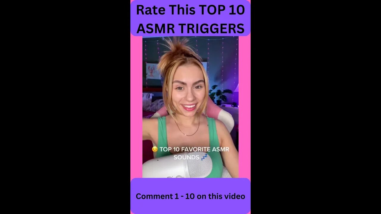 MY TOP 10 ASMR TRIGGERS #asmr #shorts