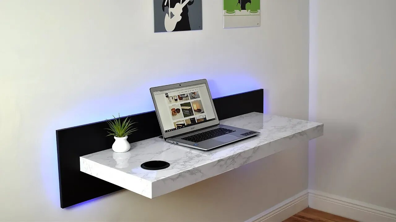 DIY Wall Mounted Dream Desk