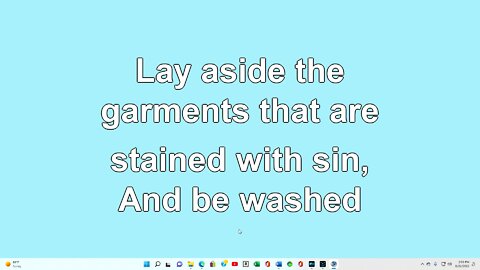Are you washed in the blood Verse 4