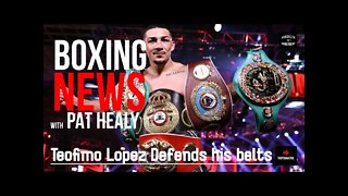 BOXING NEWS - TEOFIMO LOPEZ DEFENDING HIS TITLE BELTS