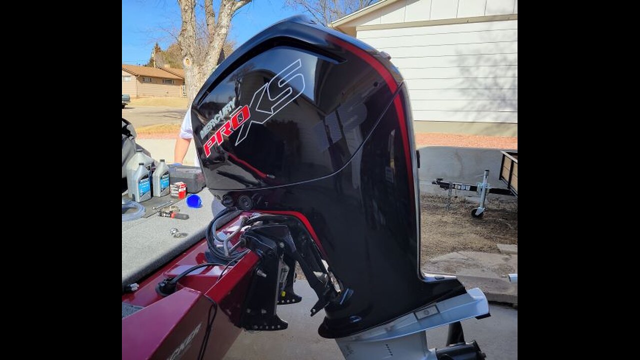 Mercury Pro XS 115 Outboard Motor Oil Change