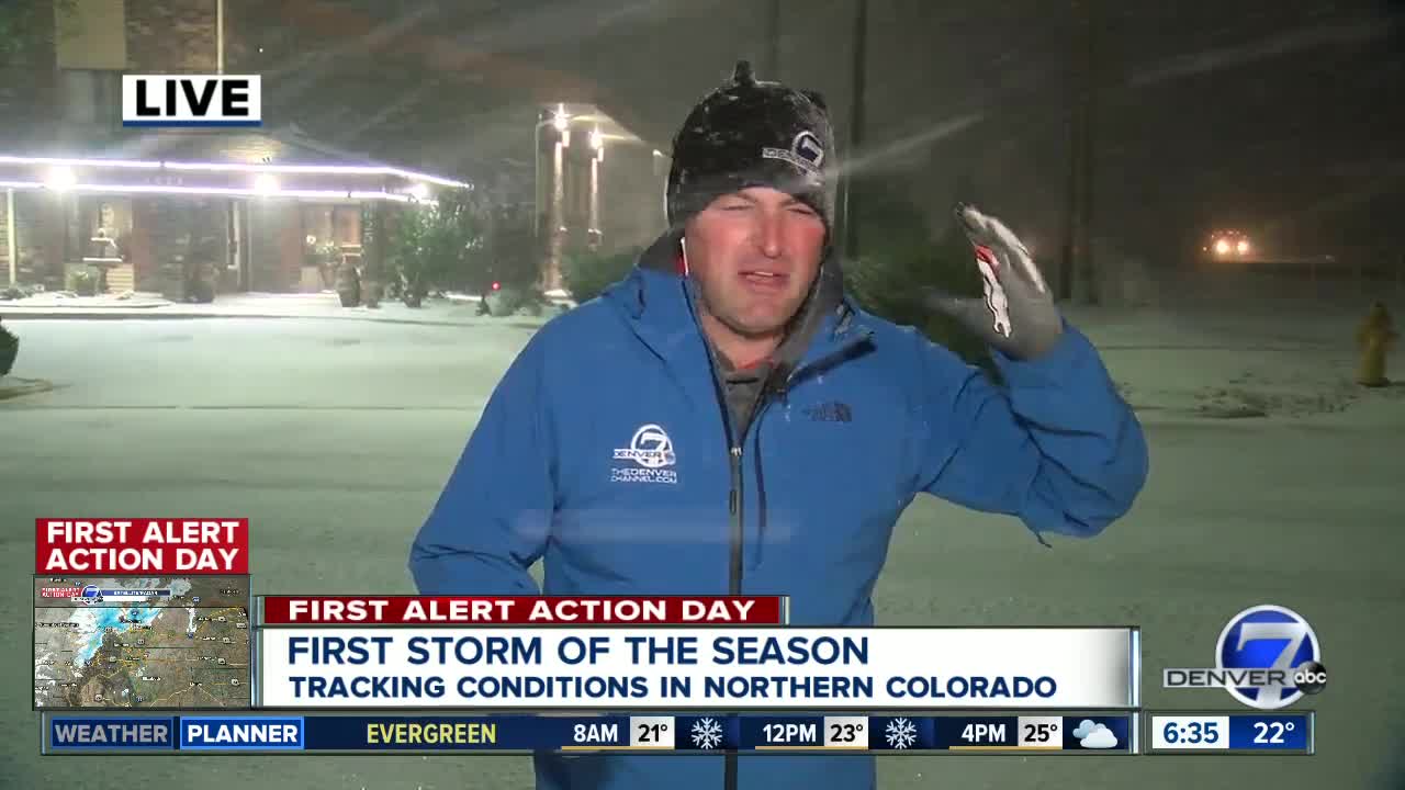'Storm just got real': Heavy blowing snow in Fort Collins