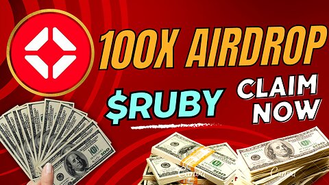 Claim RUBY crypto Airdrop in 1 minute. $7.3 million funding received! 100X potential