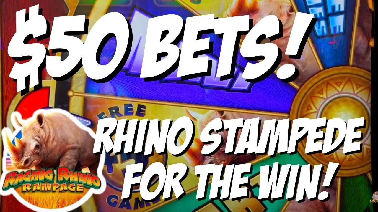 MEGA Play Raging Rhino Rampage! ALL MAX BETS! #buythebonus