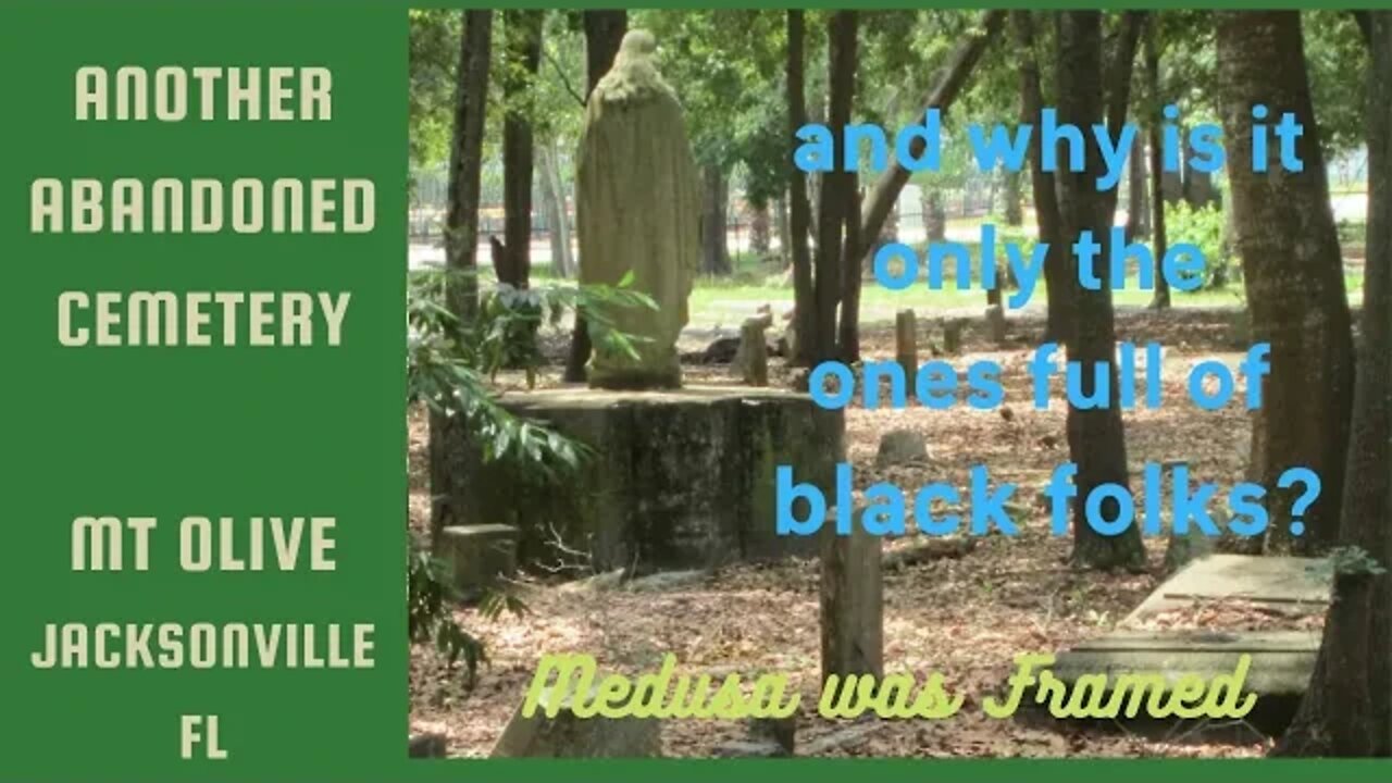 another abandoned black cemetery- Mt Olive & the Moncrief Cemeteries -JAX, FL