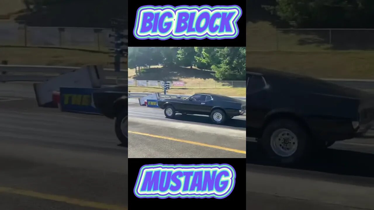 Big Block Ford Mustang Making a Solo Pass! #shorts