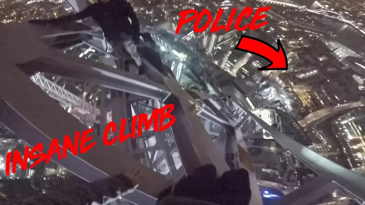 VERY SKETCHY CLIMB ABOVE LONDON!! *POLICE CAME*