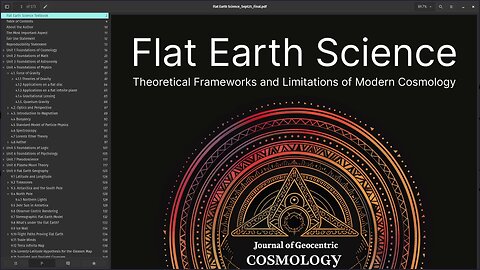 Flat Earth Science Textbook (PDF eBook)