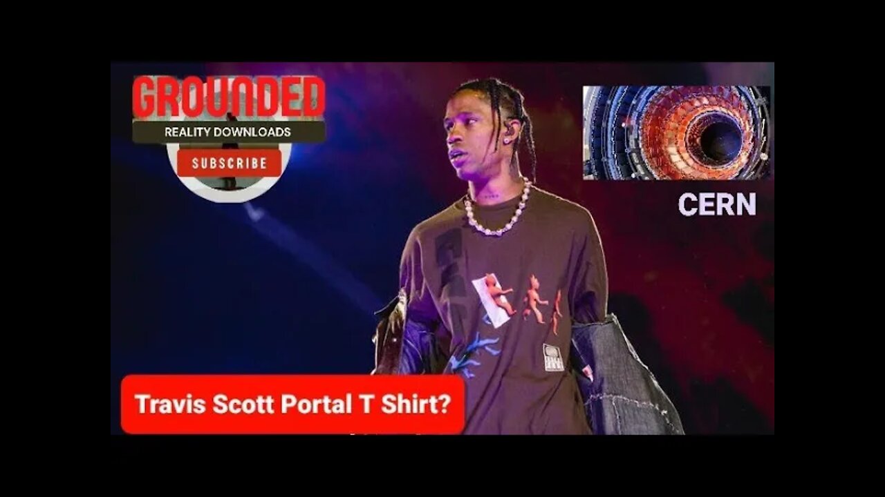 Travis Scott's Odd Portal T-shirt, people turning into demons?