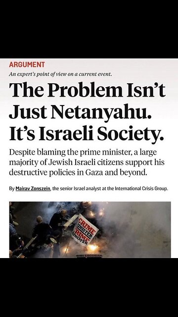 Norman Finkelstein “Netanyahu is an obnoxious, narcissistic Jewish supremacist & in that respect he's the perfect mirror of Israeli society"