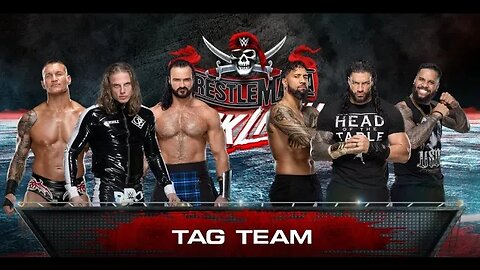 WWE 2k22 Wrestlemania Backlash - RK Bro & McIntyre vs The Bloodline