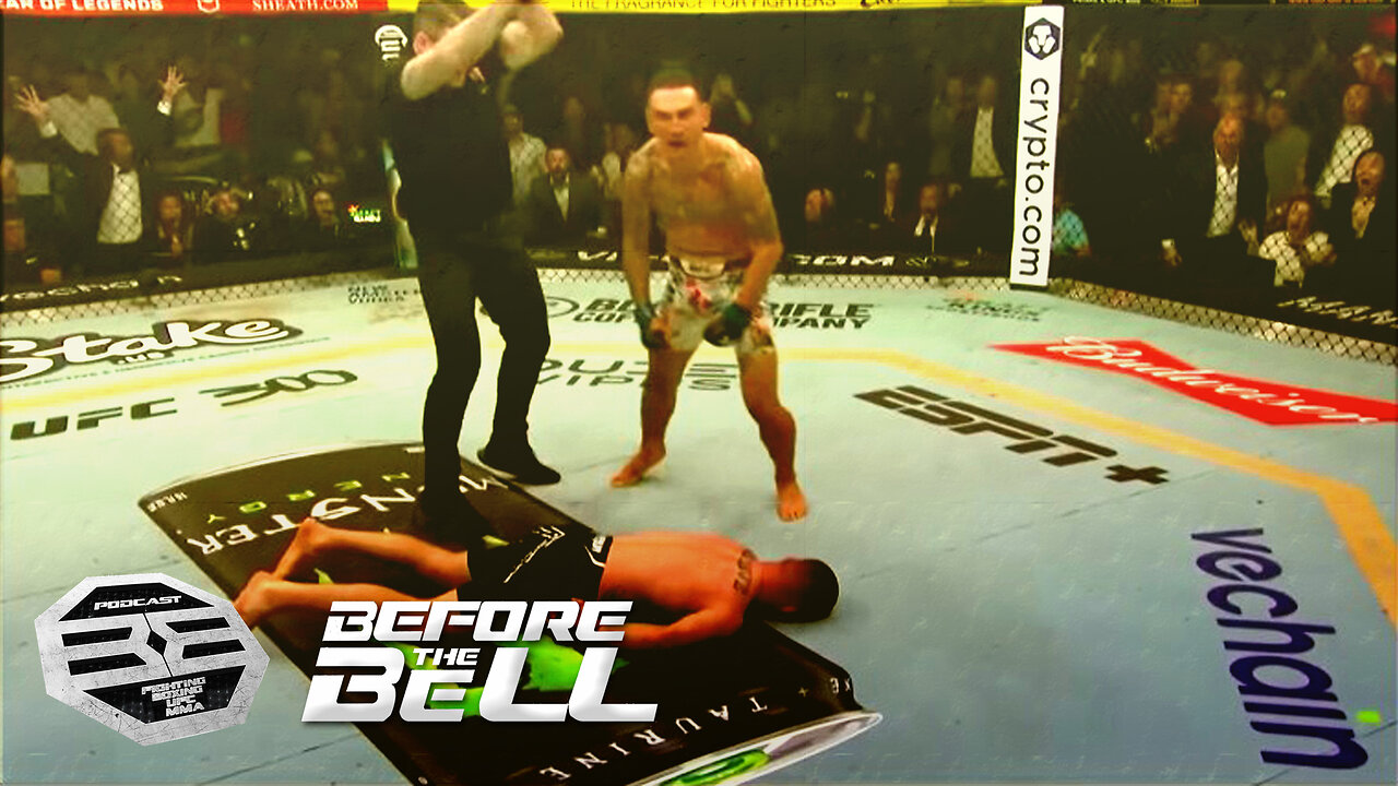 Max Holloway KOs Justin Gaethje to Win the BMF Belt at UFC 300!