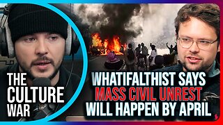 WhatIfAltHist Says MASS CIVIL UNREST Will Happen By April, Scott Greer Says No Way