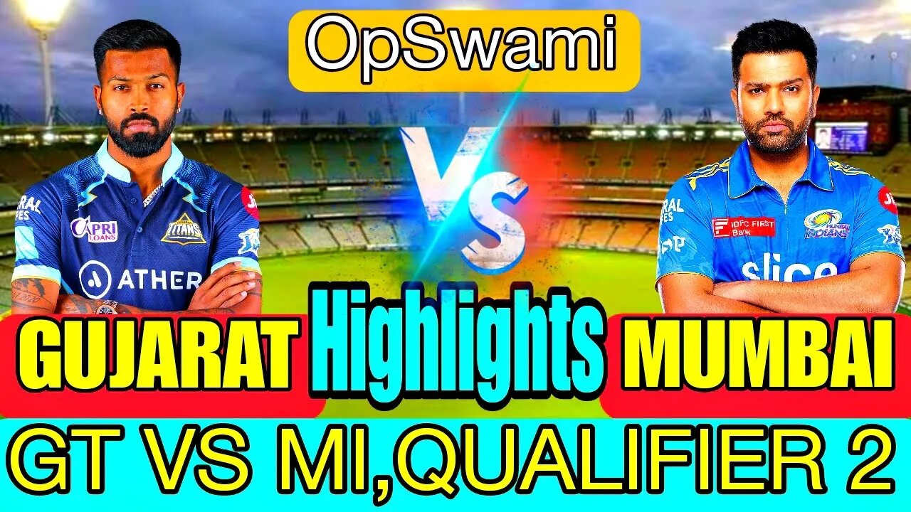 🔴IPL LIVE | LIVE IPL MATCH TODAY | GT vs MI Live Cricket Match Today | Cricket Live | Cricket 22