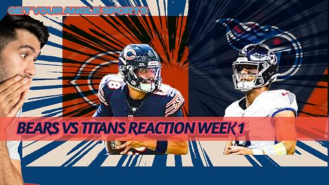 Bears Caleb Williams first start in the Nfl against Average Titans team REACTION