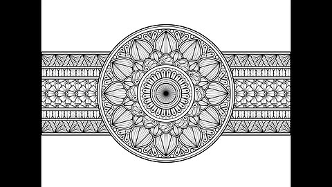 Mandala coloring in Vista Color