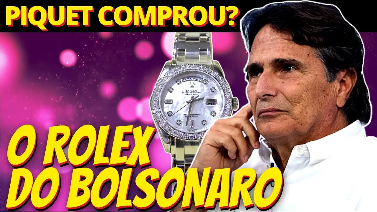 Desespero por reeleição pode ter feito Bolsonaro vender Rolex a Nelson Piquet