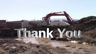 A Peterbilt Dump Truck With A Linkbelt And Yanmar Excavator Working On Roads