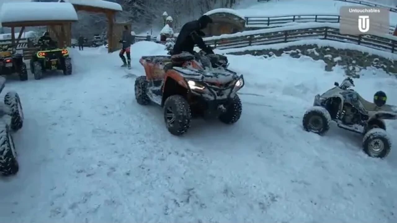 Frozen Rush 🥶🚀 Snow Ice Race ❄️❗️ATV SSV QUAD MOTO❗️ Băiuț, Maramureș Day 1 @@ 3