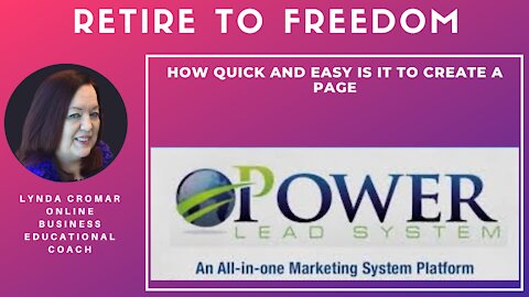 How quick and easy is it to create a page