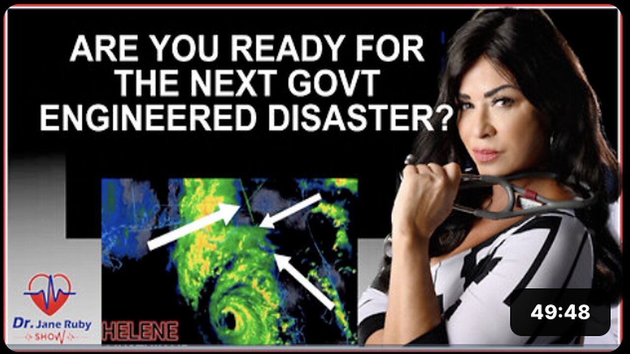 ARE YOU PREPARED FOR THE NEXT GOVT ENGINEERED DISASTER