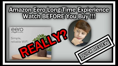 Amazon Eero mesh Wi-Fi 6 Long Term REVIEW (Long Time Experience - Watch BEFORE You Buy)