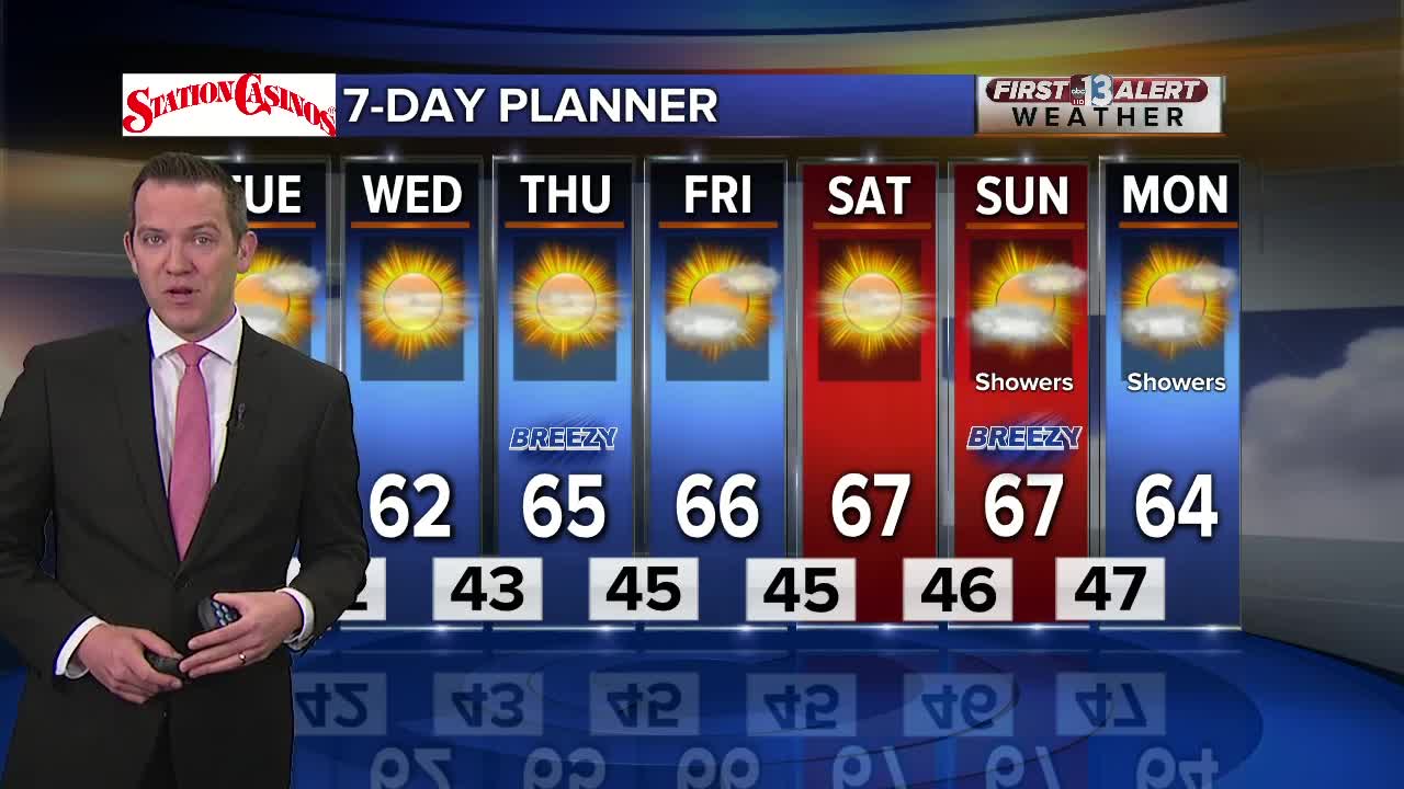 13 First Alert Las Vegas morning forecast | Jan. 21, 2020