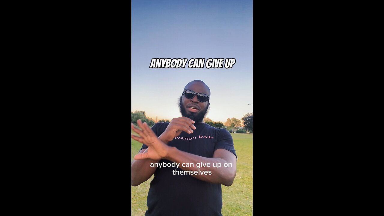 Anybody Can Give Up #dayodman #anyone #idontquit #eeyayyahh #motivation