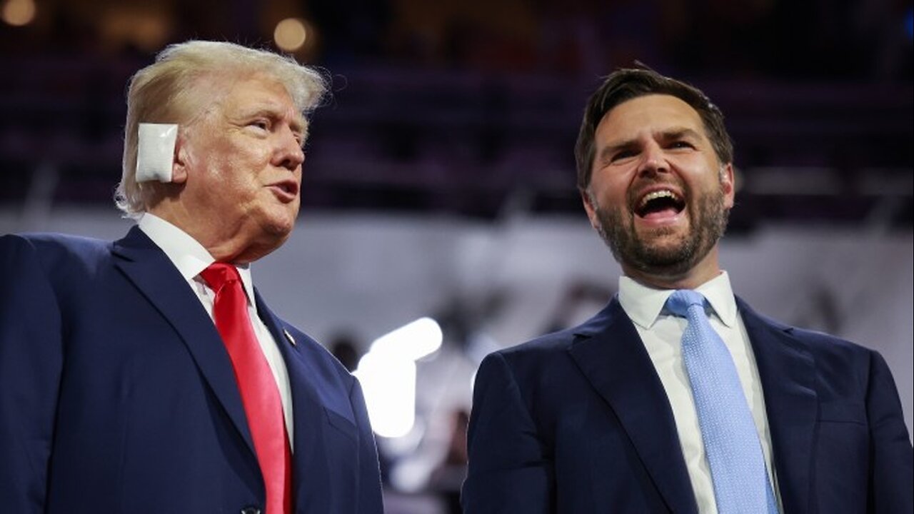 BREAKING: Donald Trump and J.D. Vance — Trump's 2024 vice presidential running mate —