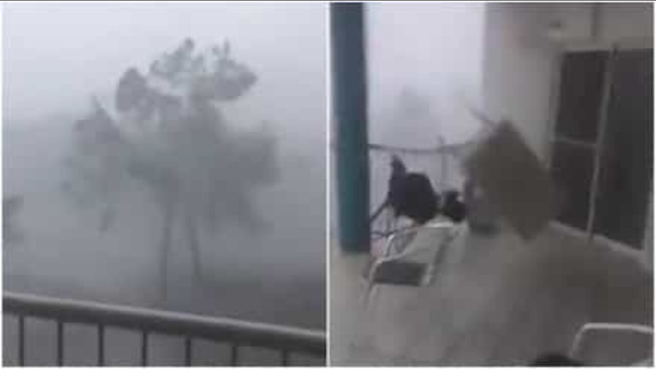 Violenta tempesta distrugge balcone in Australia!