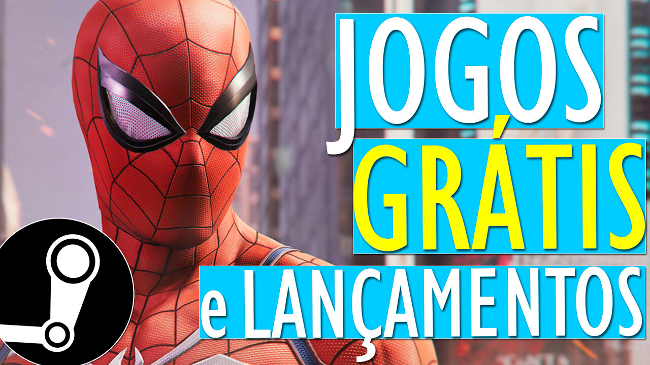 NOVOS JOGOS GRÁTIS no PC (4 JOGOS de GRAÇA na Steam) e LANÇAMENTOS da SEMANA!