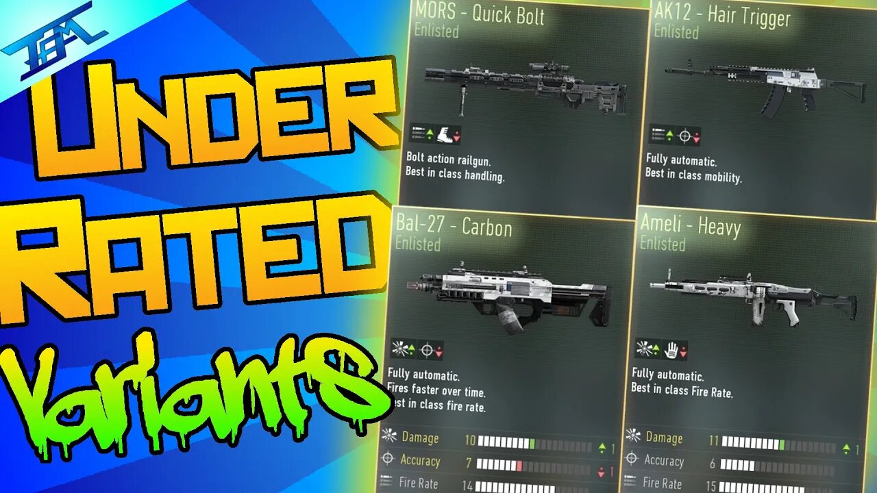 Advanced Warfare's Most 'UNDER-RATED' Weapon Variants!