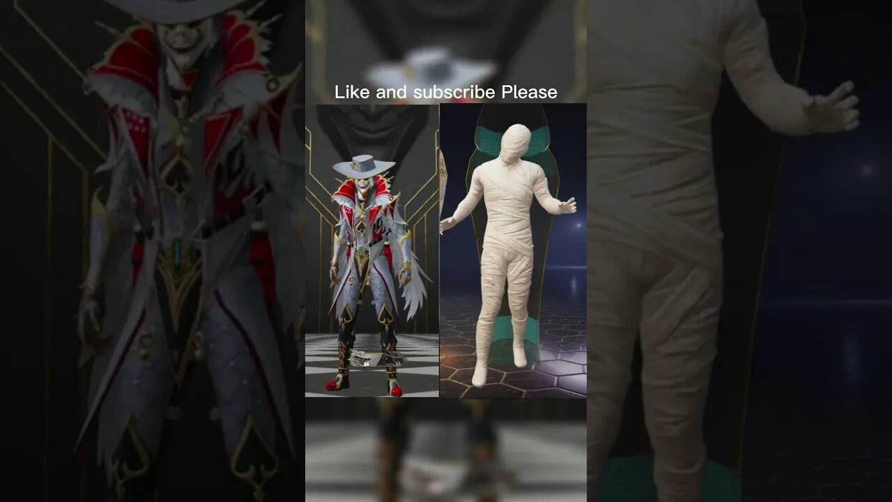 Joker X-Suit Vs Pharaoh X-Suit #pubgmobile #viral #shorts #gamelover