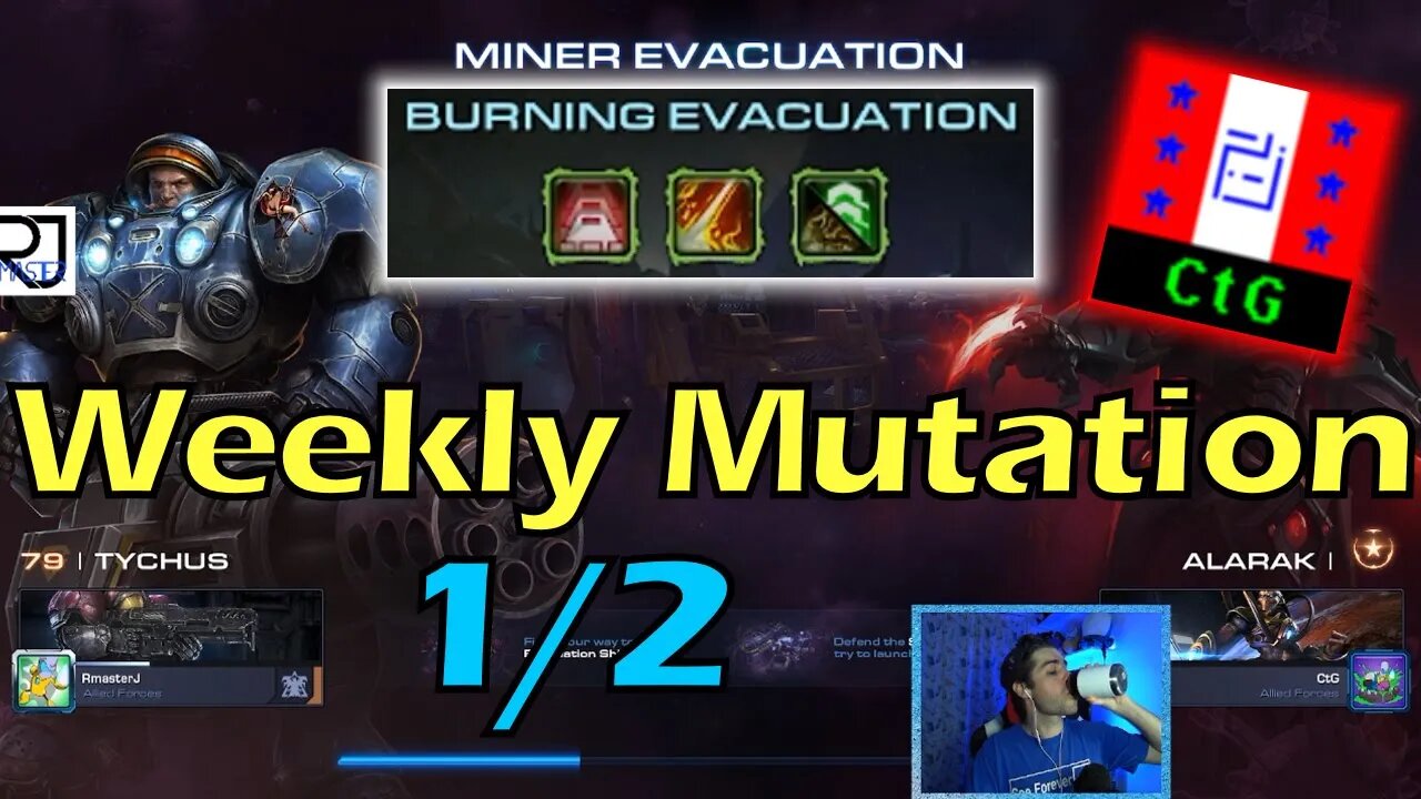 Burning Evacuation - Starcraft 2 CO-OP Weekly Mutation w/o 1/2/23 with CtG!!!