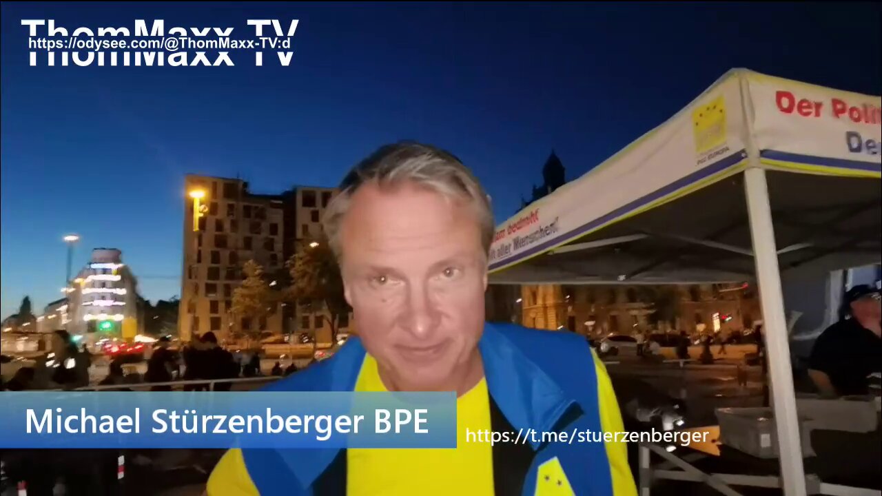 Kritische Fragen an Stürzenberger, Chris Israel & Muslime - BPE-Demo München 13.10.23 (3)