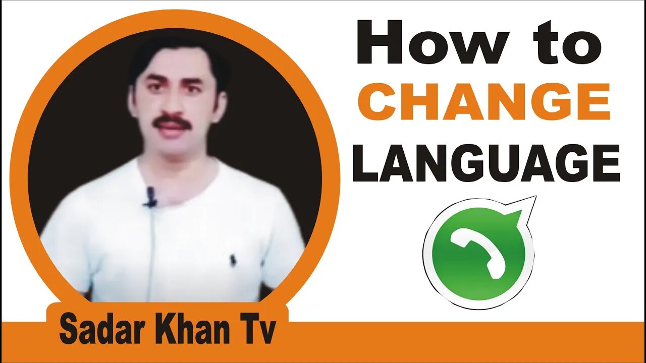 How to change language on whatsapp