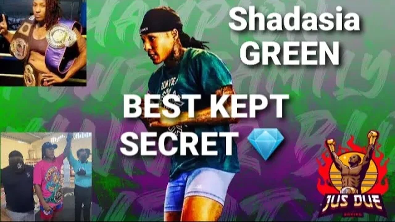 BOXING'S BEST KEPT SECRET!!! SHADASIA "SWEETS" GREEN!!! Future Super Middlweight World Champion!!!