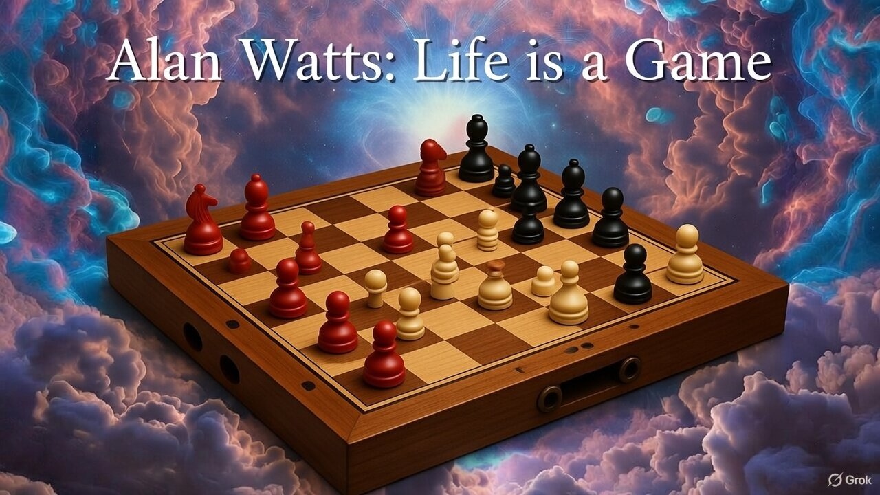 Alan Watts: Life is a Game | How to Stop Taking It Seriously with Zen & Tao