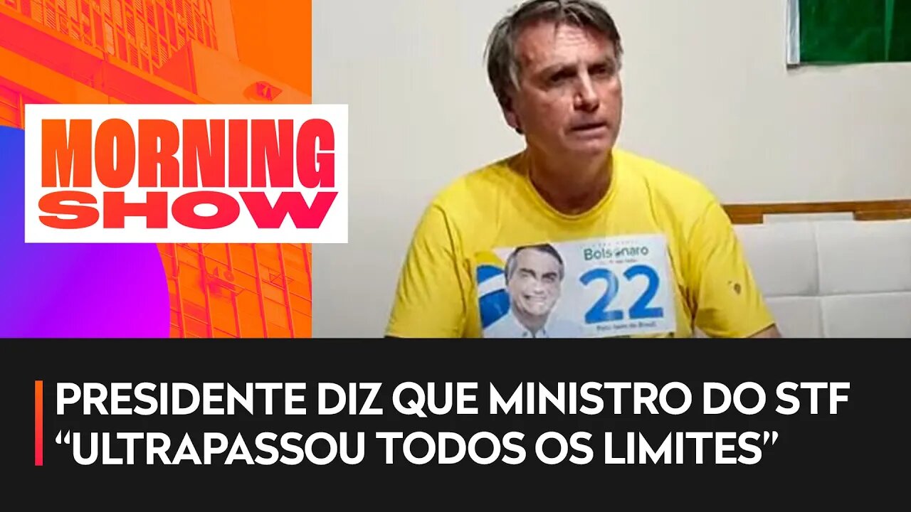 Bolsonaro critica determinação de Moraes: ‘Esqueça minha esposa’