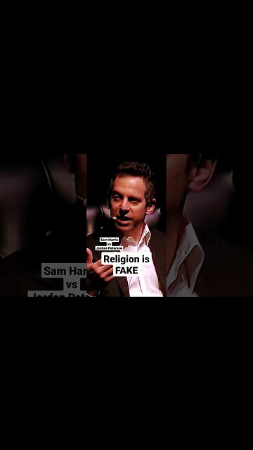Religion is fake. #samharris #jordanpeterson #god #jesus #religion #atheist #atheism #debate