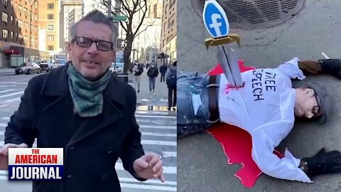 NYC STREET ARTIST SENDS PERSONAL MESSAGE TO FACEBOOK HQ