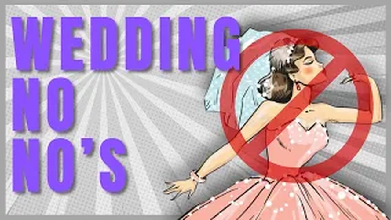 Never make these wedding mistakes