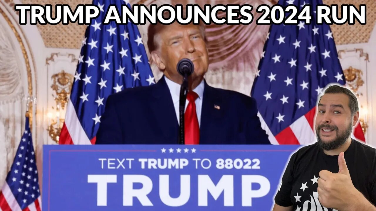 Trump Announces 2024 Run| Politics| #Trump2024 #donaldtrump #2024elections |