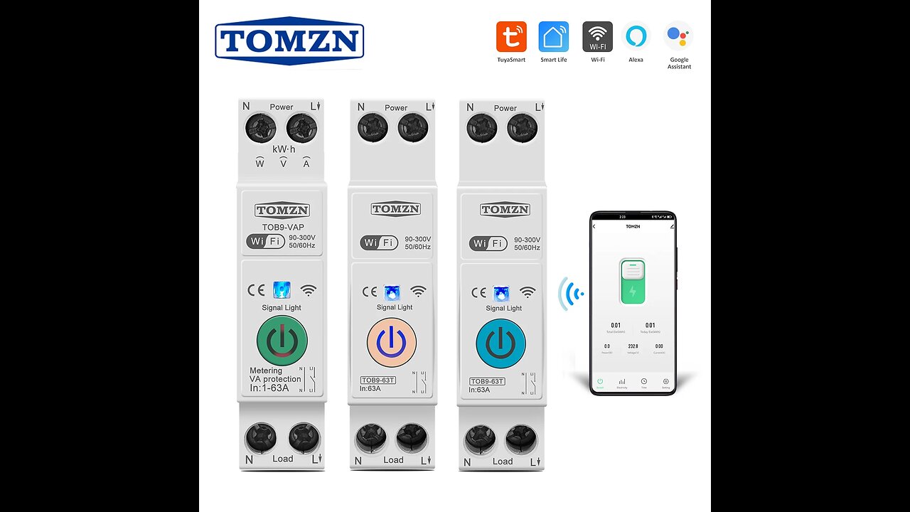 WIFI Smart Switch Energy Meter