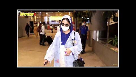 Hina Khan Spotted At The Airport As She Returns From Kashmir Amidst News Of Her Father&rsquo