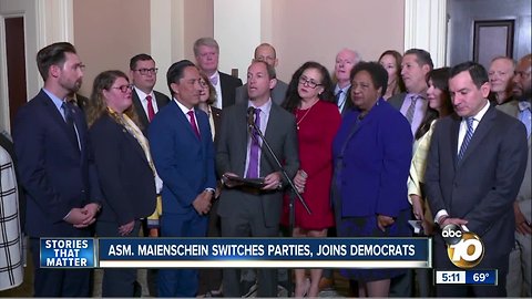 San Diego assembly member Brian Maienschein switches political parties