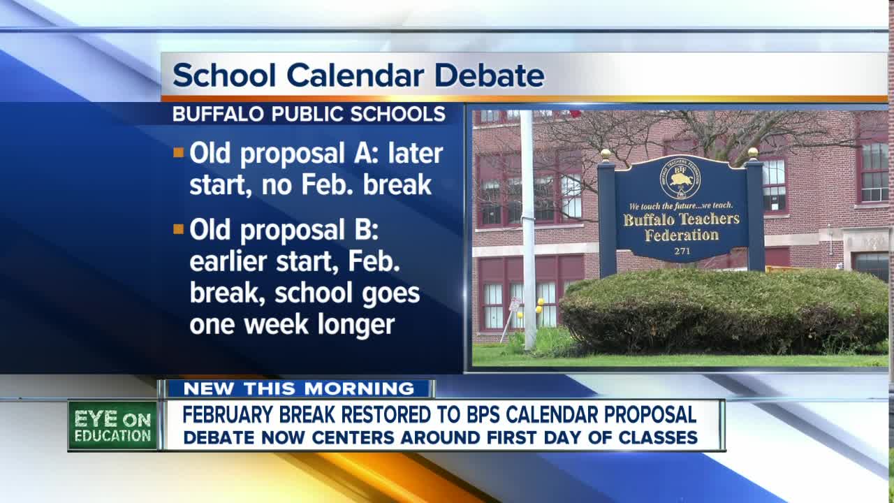 Buffalo Public School officials debating school calendar